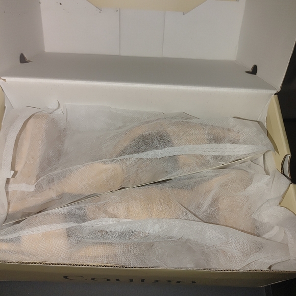 Coutgo Women's Tan Block Heel Sandals Size 9 - Picture 6 of 7